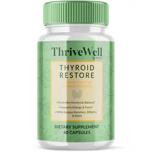 Thrive Well Thyroid Support Pills Advanced Formula Balance Support 60 Capsules