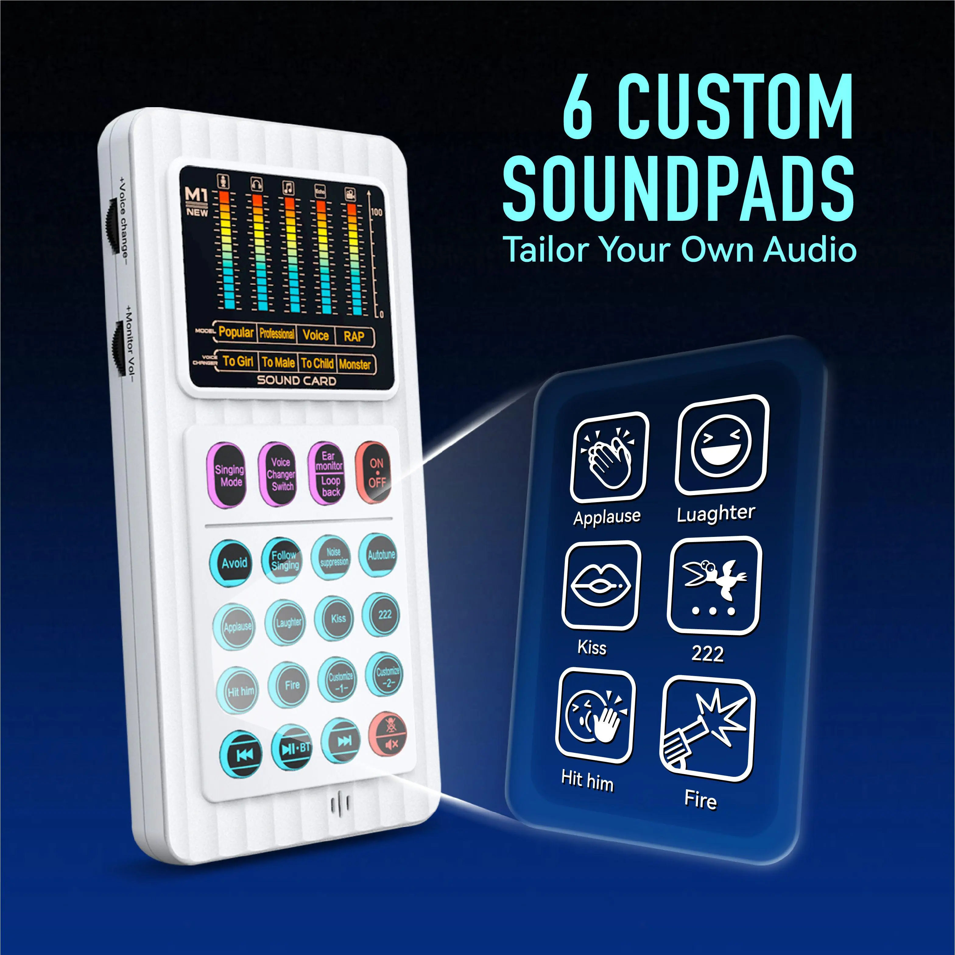 HiCall M01 Mini The Ultimate Portable Vocal Recording Studio - All