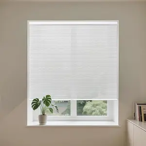 Allesin Cordless Blackout Cellular Shades, Honeycomb Blinds for Windows, Thermal Insulated & Noise Dampening, Room Darkening Window Coverings for Bedroom & Nursery