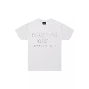 Shaleesha White Rhinestone T-Shirt