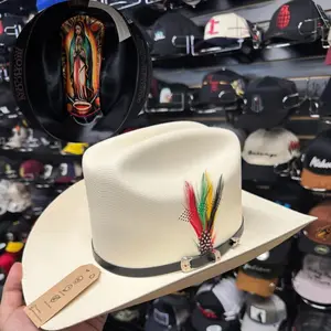 1,000X MILANO MEDIUM CROWN 4 3/4" BRIM 3.5" MORCON VIRGEN GUADALUPE