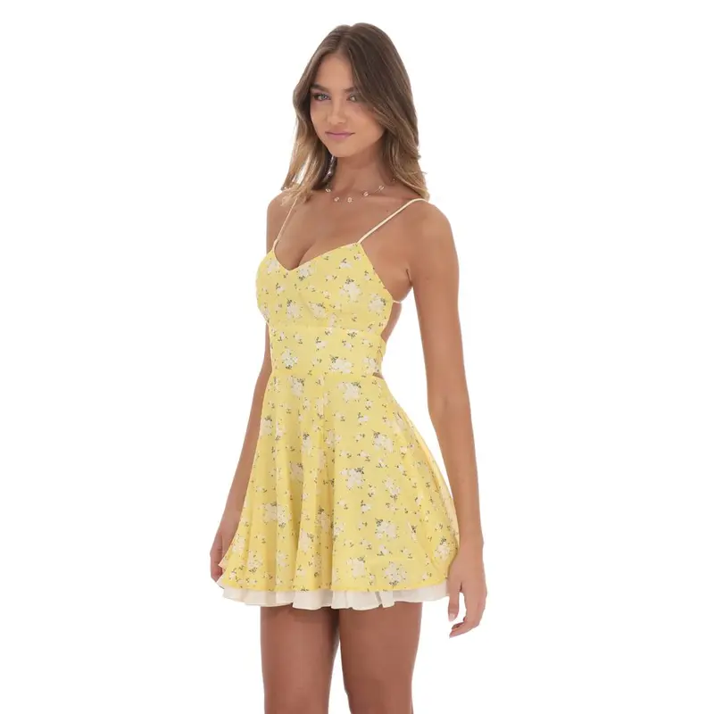 Fit and flare dress in ivory from Lucy in the sky - TikTok Shop