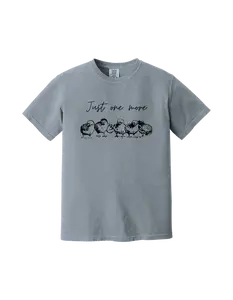 Just One More Chicken Graphic Tee – Funny Homestead T-Shirt | Unisex Soft Cotton Farm Shirt