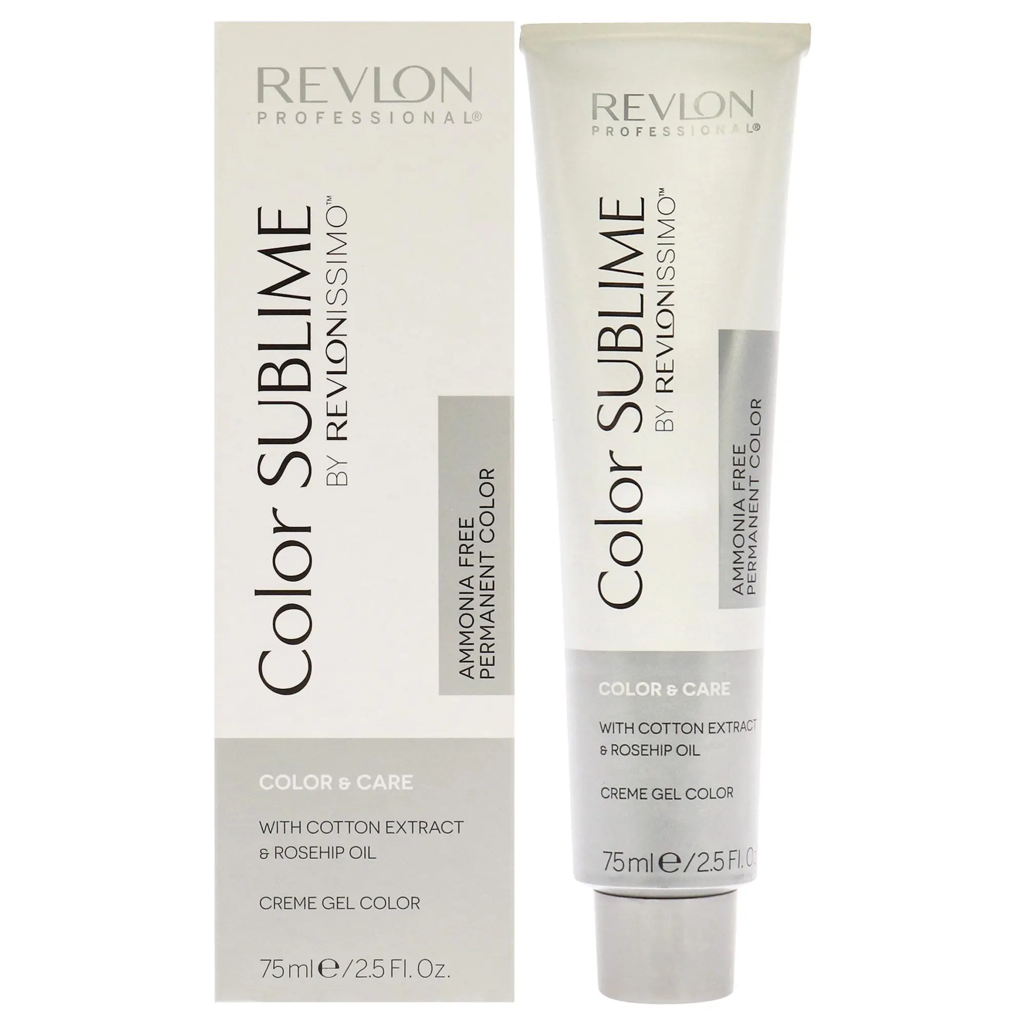 REVLON Revlonissimo Color Sublime Unisex Hair Dye, Ammonia-Free Gel with Rosehip Oil, 6.34 Dark Gold Copper Blonde, 2.5 oz