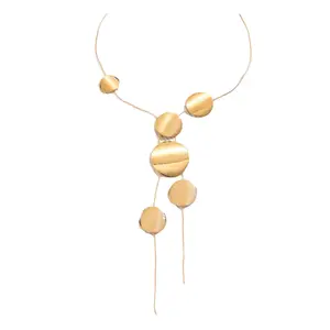 Elegant Geometric Pendant Necklace for Women Girls with Minimalist Designing