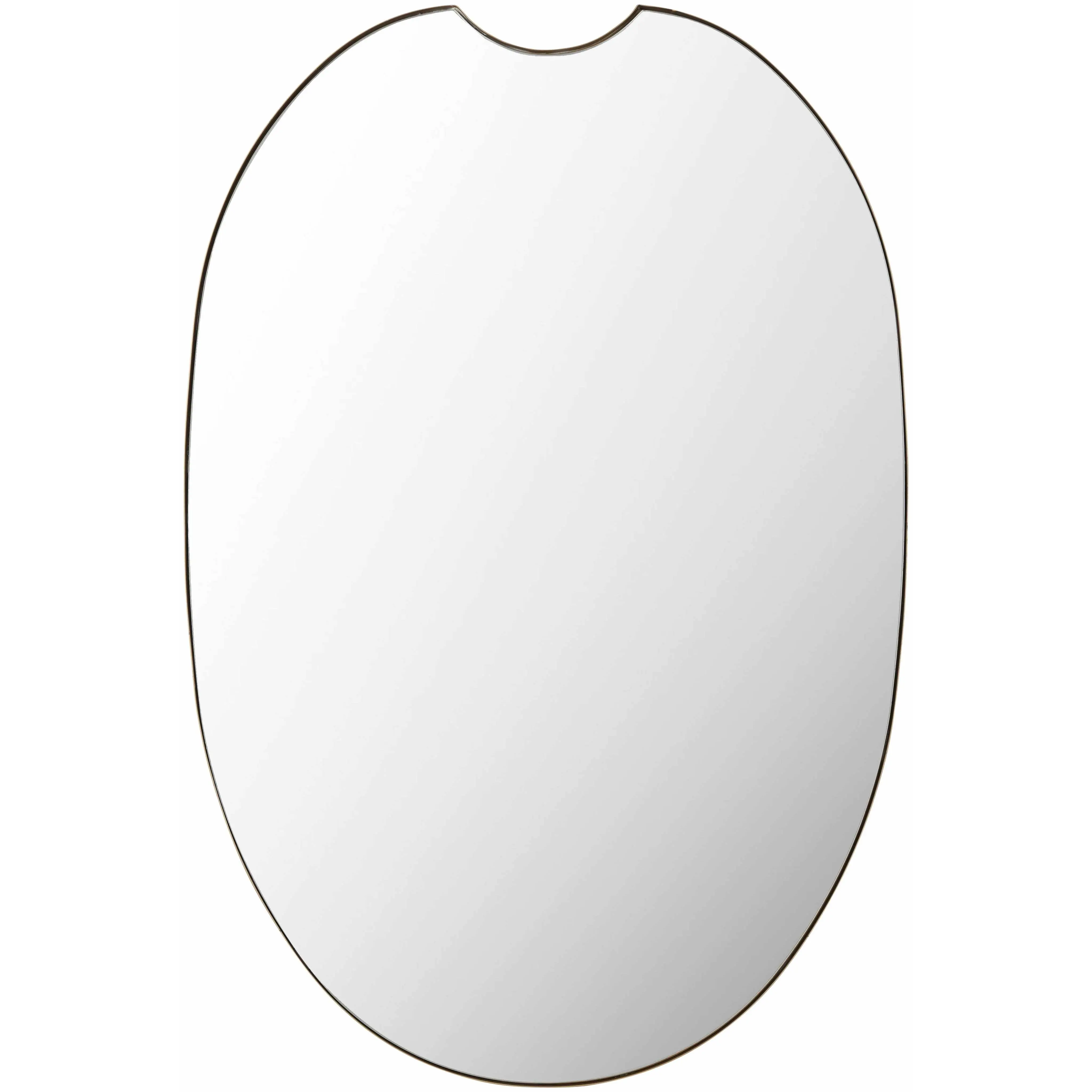 Escaudain Modern Gold Mirror, Home Decor Accent for Living Spaces