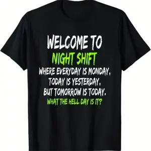 Midnight Worker Unisex Cotton Blend T Shirt Featuring Night Shift Style and Humor
