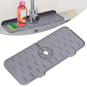 Kitchen Sink Splash Guard, Splash Proof, 1 Count Non-slip Faucet Water Catcher, Drip Pad For Kitchen & Bathroom, Kitchen Accessories