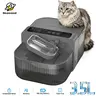 【Geoorood】Automatic Cordless Water & Food Feeder - Large 3.5L Capacity Fountain, 2L Tank, 304 Stainless Bacteria-Resistant Bowl, Easy-Clean Wastewater Separation, Filter-Free Always Fresh, 180-Day Freedom, Self-Refilling for Cats & Dogs