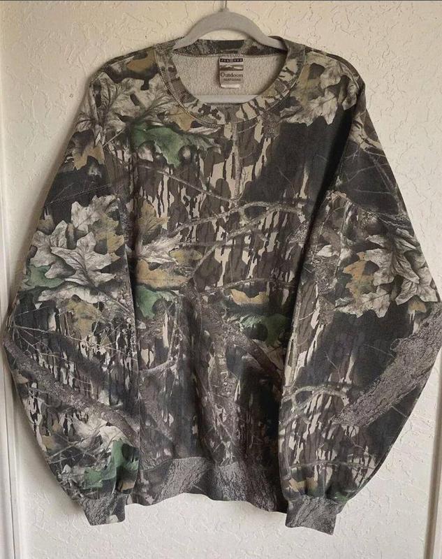 Jerzees Tree Camouflage Long Sleeve T-Shirt