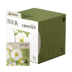 LELECHA Daily Tea Jasmine Green Tea Bags - 10 Count (25g) - Real Flower Aroma, Light Taste, No Artificial Flavors, Zero Additives - Yami