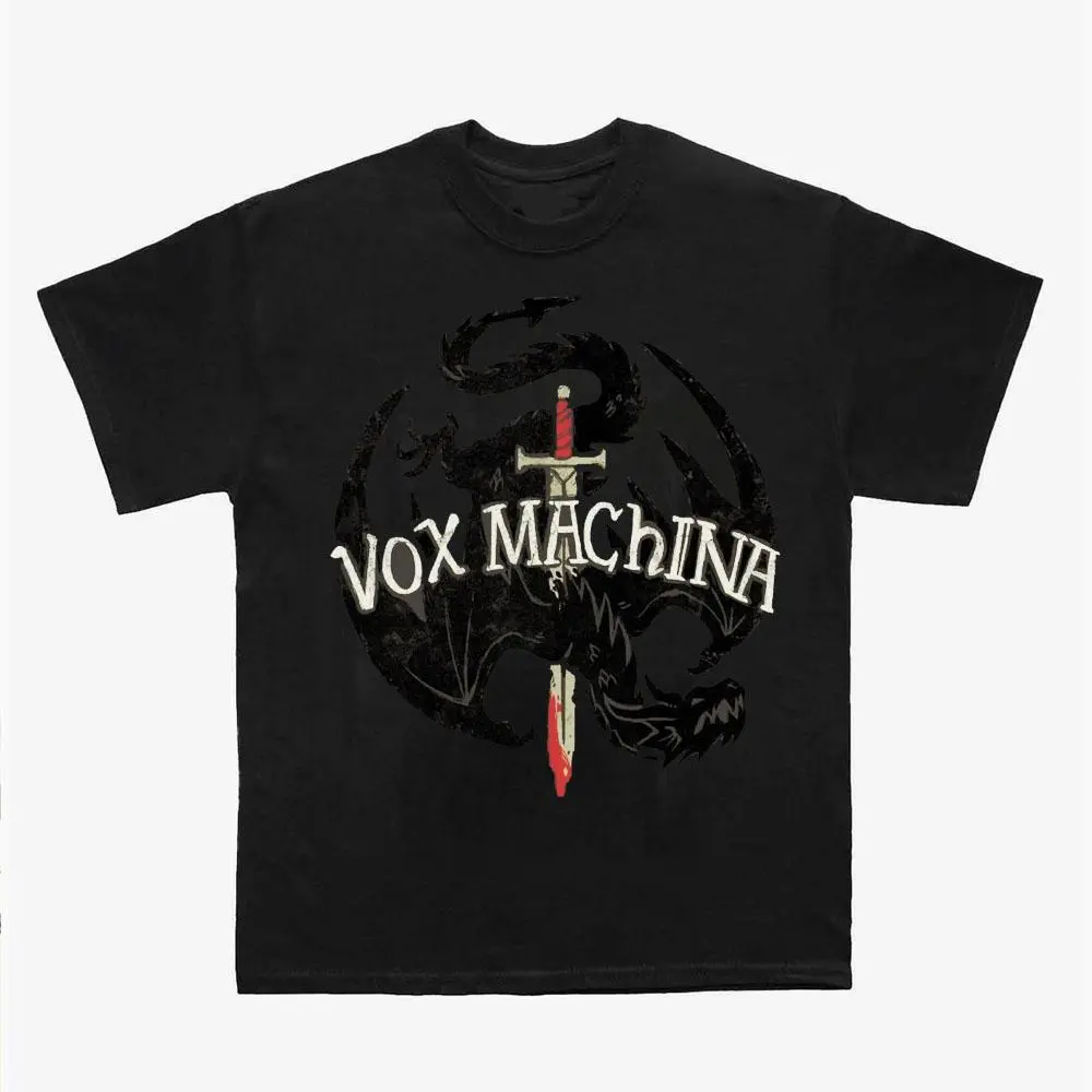Vintage The Legend of Vox Machina Graphic T-Shirt, Adult Fantasy Animation Unisex Heavy Cotton Shirt
