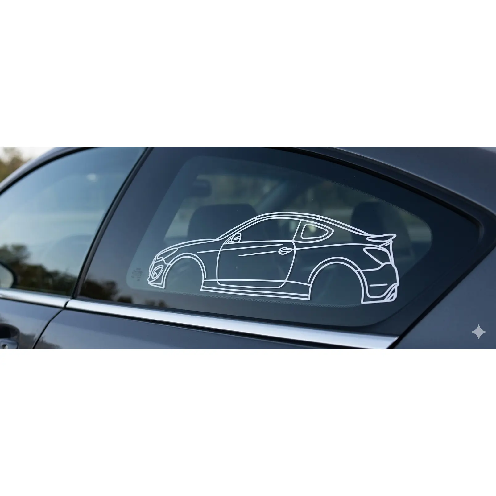 Genesis bk2 silhouette viynl sticker