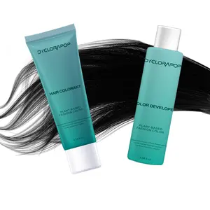 Hair Color Dye Cream, No Chemical Smell, Ammonia-Free, True-to-Color Natural Shine, Permanent Gray Coverage, Salon-Quality Hair Dye for Home Use