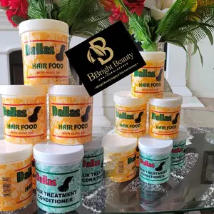 Dallas Hair Food with Olive Oil and Conditioner - Nourishing Hair Care Kit