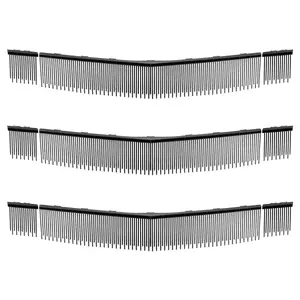 VEVOR 3 Packs Lawn Sweeper Brush Replacement, Compatible with VEVOR 30 inch Lawn & Leaf Collector Sweepers, Yard Sweeper Brush Paddle with Durable V-Shaped Bristles for Easy Grass Leaf Cleanup