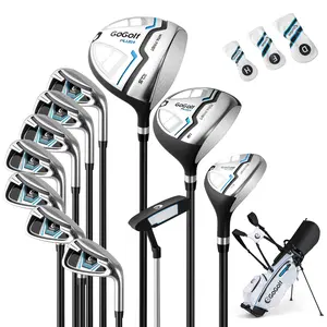 COSTWAY - Men's Complete Golf Clubs and Bag Set-White COSTWAY - Men's Complete Golf Clubs and Bag Set-White