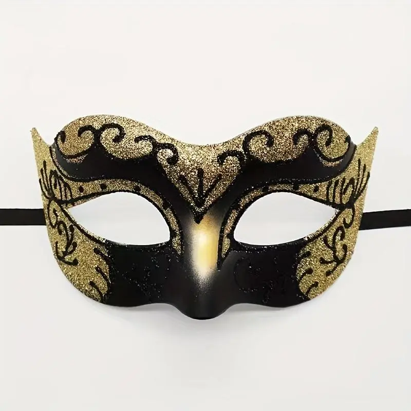 Painted Fairy Half-Face Mask - Unisex Party Wear Accessory with Spray Finish for Bar Masquerade, Painted Fairy Sky Blue Festive & Party Supply