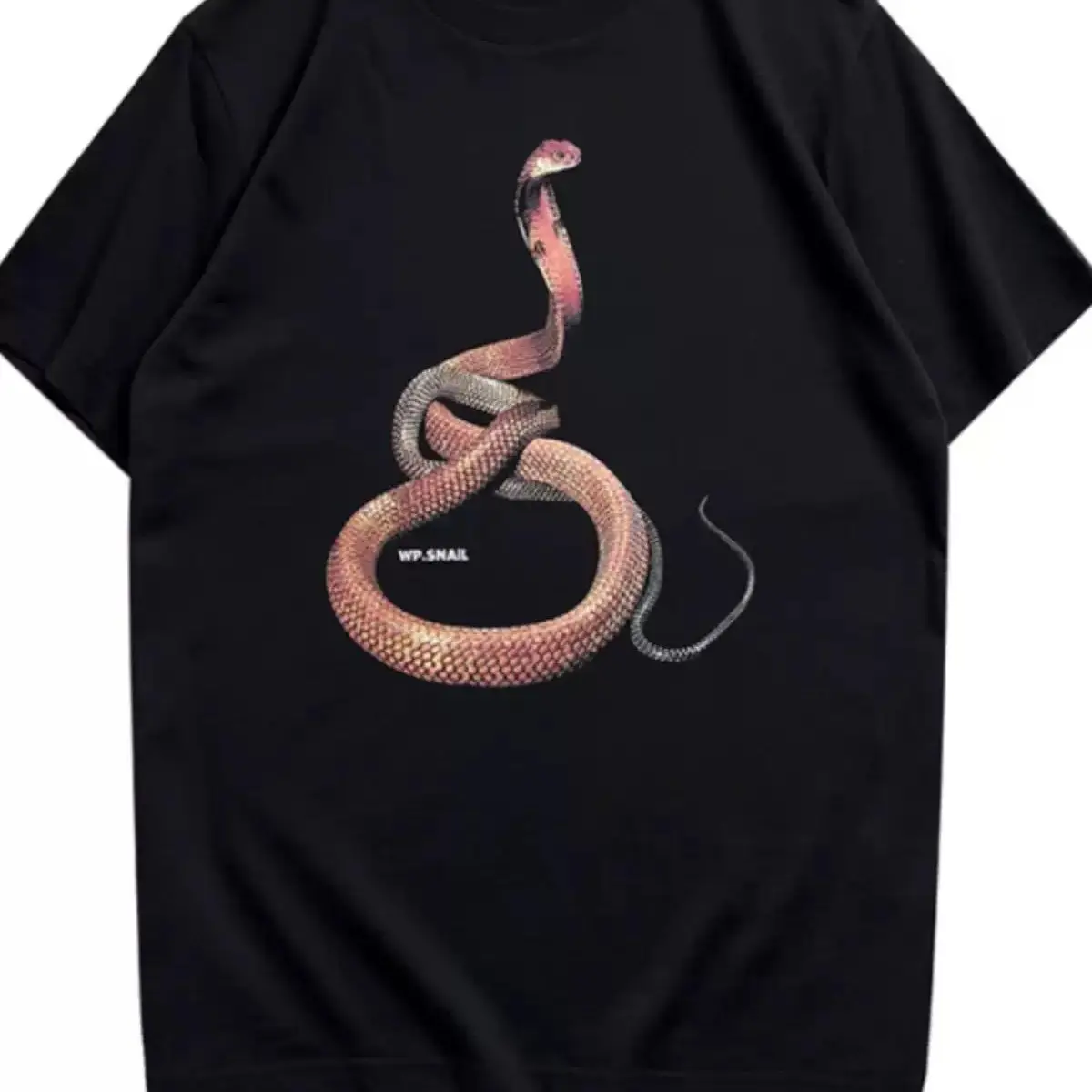 Cobra Snake Graphic T-Shirt, Unisex Streetwear Tee, Vintage Reptile Casual Shirt