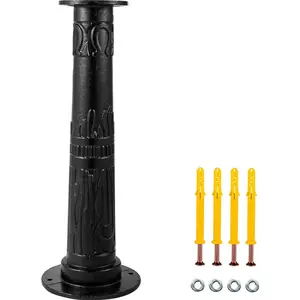 VEVOR Antique Well Hand Pitcher Pump, 22ft Maximum Lift, Cast Iron Manual Hand Water Pump with Ergonomic Handle NPT1-1/4 Easy Installation, Old Fashioned for Outdoor Home Yard Garden Pond Farm, Black