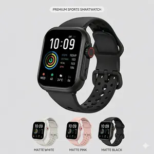 Smart Watch 1.85" Super Amoled Bluetooth Call Fitness Tracker IP68 Heart Rate Sleep 1000 mAH for IOS and Android