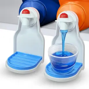 Laundry Detergent Cup Holder 2 Pack Upgraded Drip Tray Grip Style for No Mess No Leaks