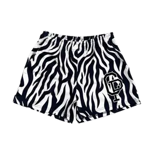 Black and white Tiger print Shorts