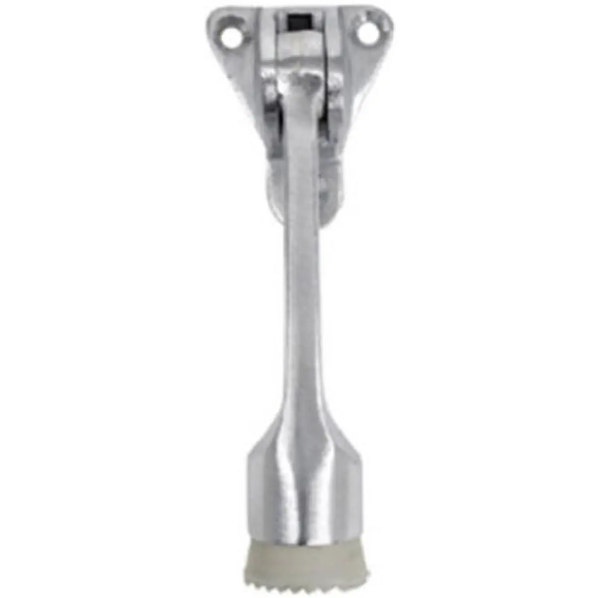 212 MAIN DT100008 4 in. Satin Chrome Plated Die-Cast Aluminium Kick-Down Door Stop Holder, Includes Mounting Screws, Door Stops, Kick-Down Stop