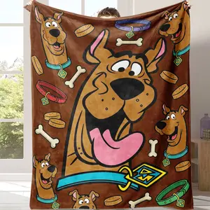 Countdown Sale! Best Gift Ever! Scooby-Doo Cozy Blanket | For Him & Her cozy flannel blanket Suitable for use in offices, sofas, and travel settings, etc Suitable for all four seasons Suitable for giving as gifts to friends, parents and children