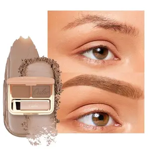 Oulac Waterproof Light Eyebrow Powder Kit with Brow Brush 2 in1 Long Lasting Instant Eyebrow Pomade & Powder Natural Makeup for Sparse Brows 3.2 g\/0.11 oz (Golden Blonde）