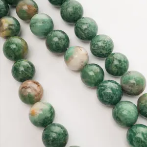 Forest Echo: Natural Phoenix Stone Beaded Bracelet