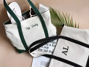 Personalized Bridesmaid Tote Bag - Custom Embroidered Tote Bag - School Bag Gifts for Her - Custom Text Tote - Bachelorette Gift