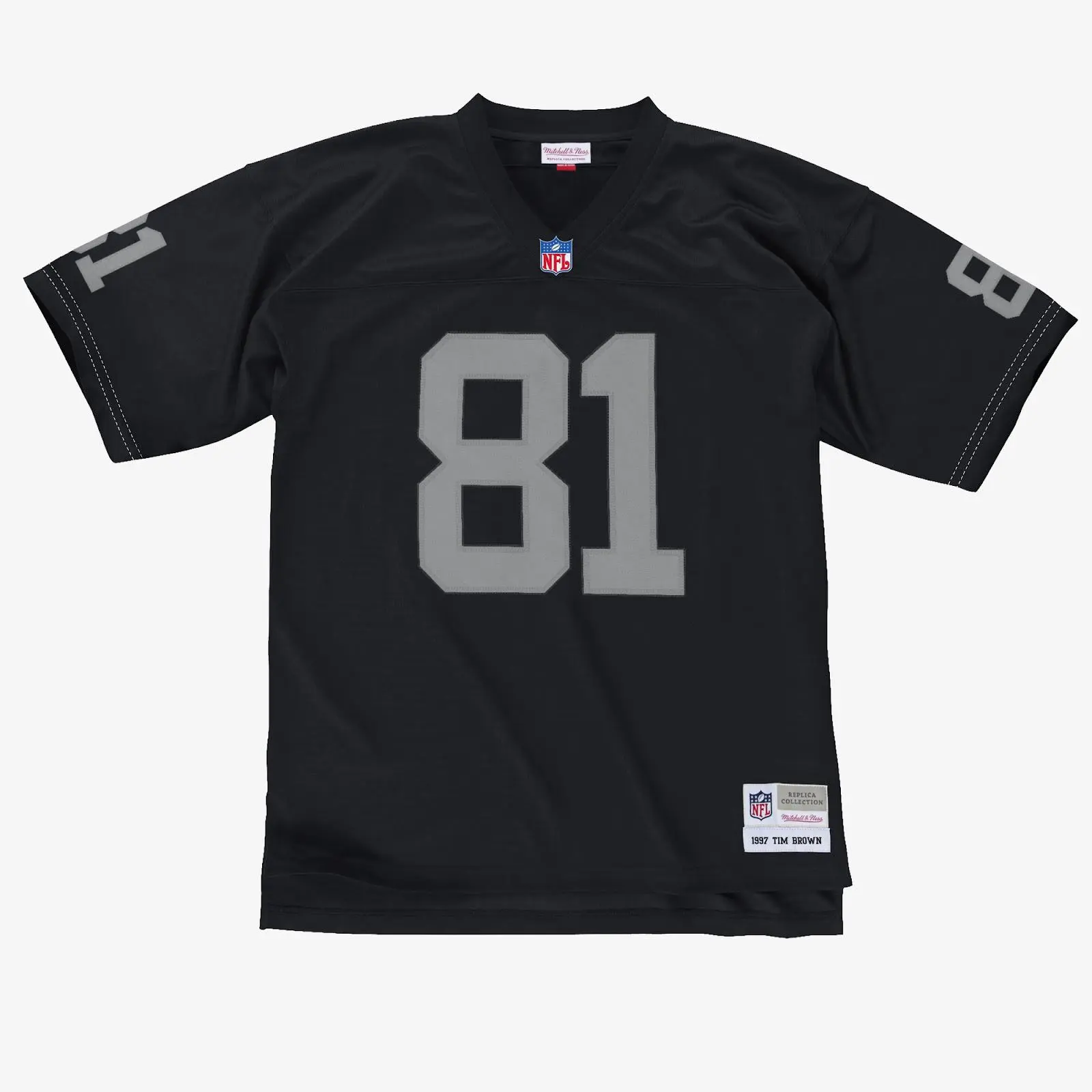 Tim Brown Oakland Raiders 1997 Black Legacy Player Jersey NFL Throwback Mitchell & Ness