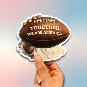(Set of 2,3,5 pcs) Together We Are America Sticker, Halftime Show Sticker, Ice Out Sticker, Laptop Water Bottle Decal