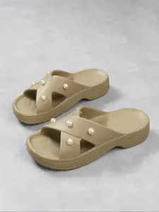 Unisex's Polka Dot Pattern Slides, Lightweight Soft Sole Slippers, Casual Comfortable Sports Sandals for Daily Wear, Summer Barefoot Shoes for Men & Women