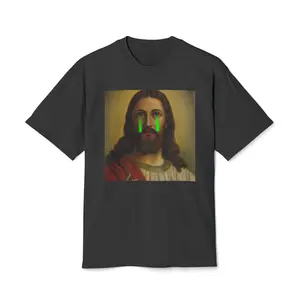 "NEON JESUS" Unisex Heavy Faded Tee