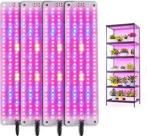 Garpsen Grow Lights for Indoor Plants, 540 LEDs Full Spectrum Plant Light with 3 Color Modes, Grow Lamp with Auto Timer 3/9/12H for Under Cabinet Plant & Plant Stand