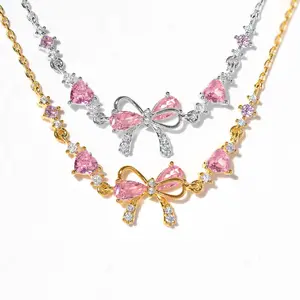 Bow Bracelet for Women Adjustable Ribbon Bow Chain Bracelet Gift for Her