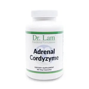 Dr. Lam Adrenal Cordyzyme – Cordyceps & Digestive Enzyme Blend for Energy and Immune Support | 90 Veg Capsules