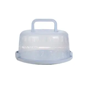 Cake Box Kitchen Home Bakery Handheld Visible Package Cupcake Container Dessert Storage Holder Reusable Carrier Lightweight Portable Round Birthday Cake Dessert Fruit Storage Carrier Box Container Case Kitchen Utensils kitchen accessories