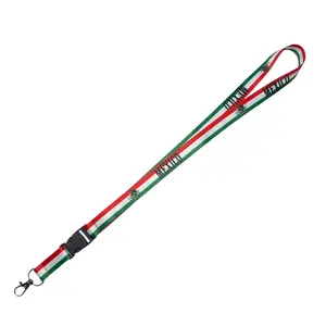 Mexico Flag Lanyard, Keychain or ID Holder, Llavero de Mexico