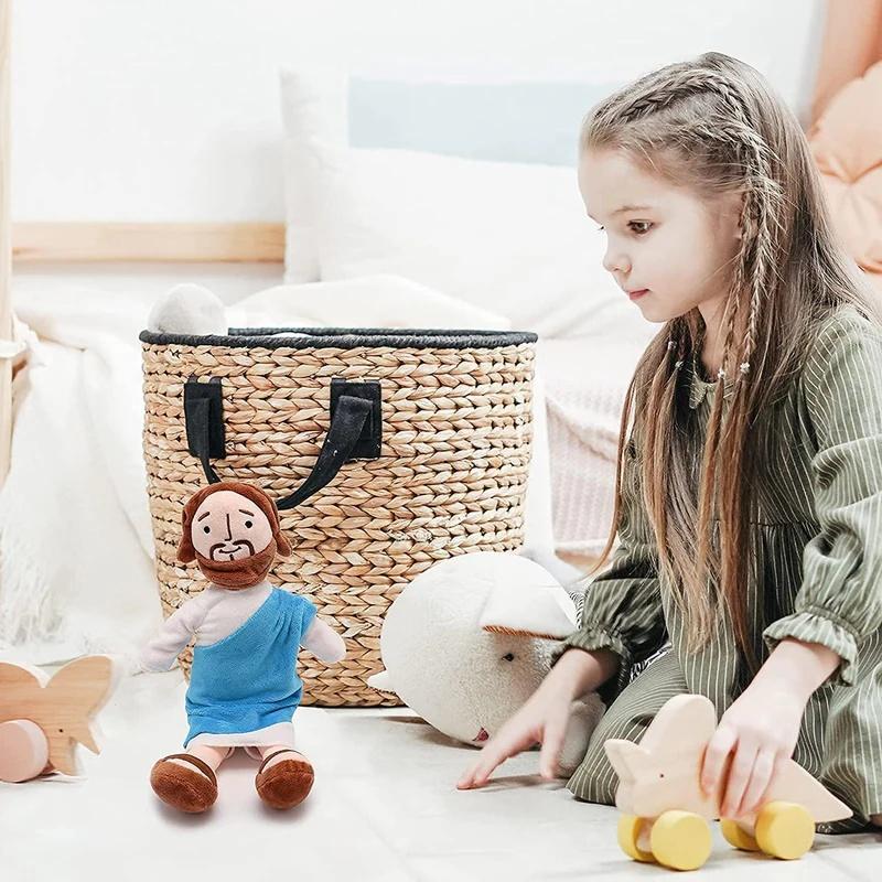 Jesus plush toy, 11.8 inch, Soft and cuddly stuffed toy for kids and adults, lovely plush gift, religious thanksgiving christmas christian baptism gifts, christmas decorations, my first addiction toys, stuffed toys for adults, thanksgiving christmas gift