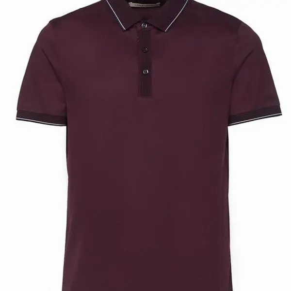 Maroon Short Sleeve Polo  | Lorenzoni