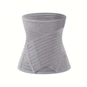 Postpartum Tummy Belt, Waist Trainer for Women - Breathable Waistband, Core Support, Ideal Gift for New Moms Nylon Shapewear Womenswear Fit Comfort Compression Spandex Basic Chic