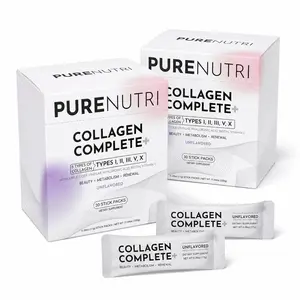 2-Pack Collagen Peptides Powder | 60 Stick Packs for Skin, Hair & Nails