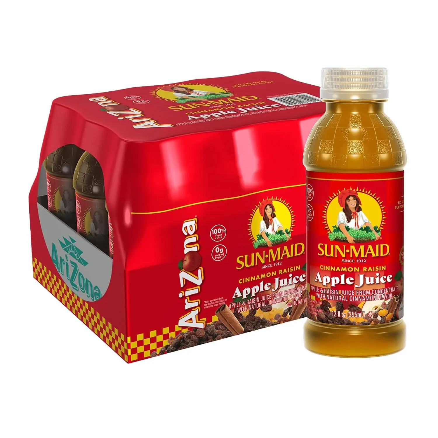 Cinnamon Raisin Apple Juice / 12 Fl Oz (Pack of 12)