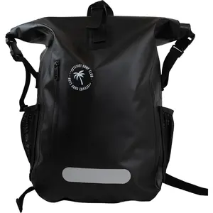 Surf Backpack - Heavy Duty with Laptop Sleeve - Roll Top Closure Keeps Your Gear Dry In Bag - 25L