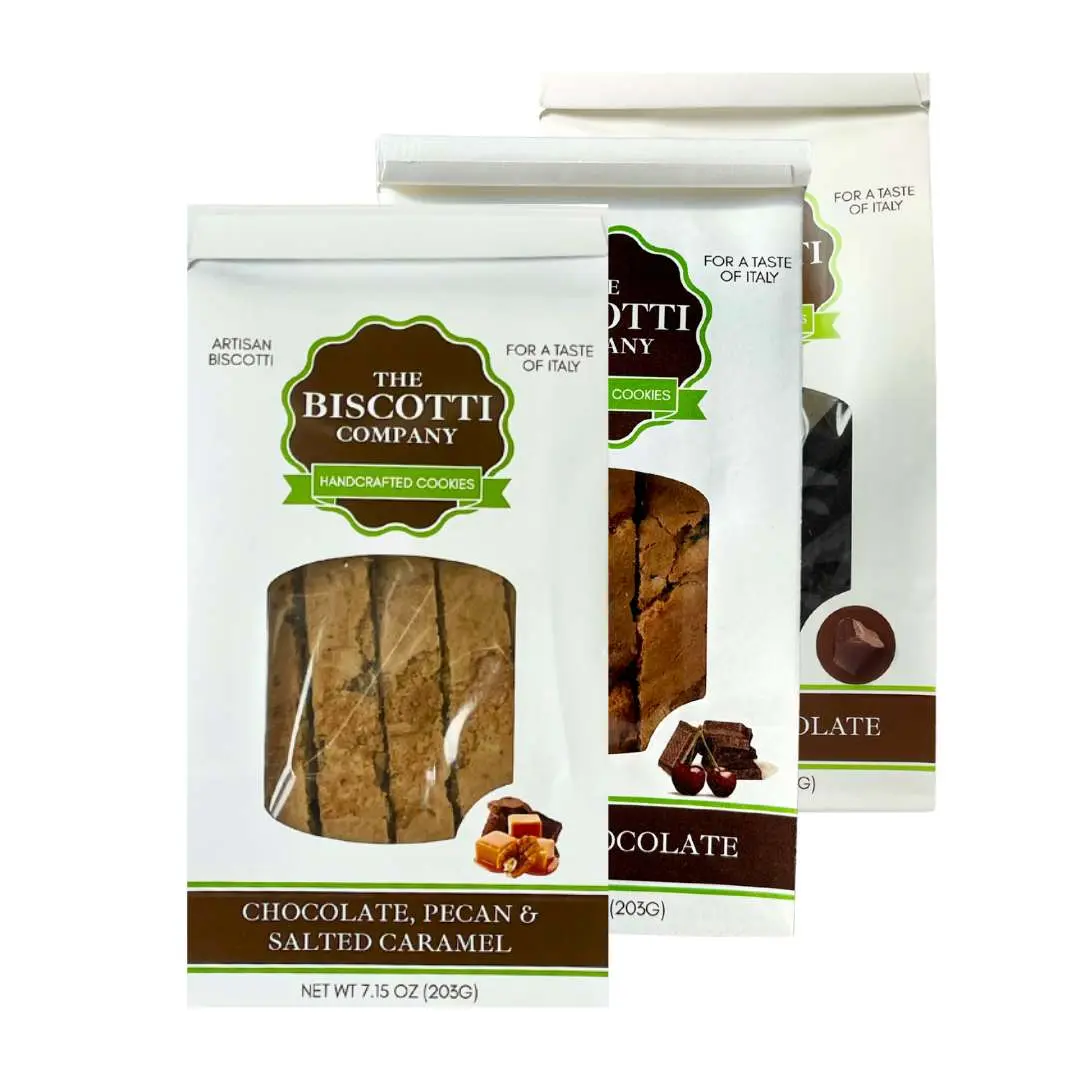 Chocolate Trifecta Biscotti Bundle