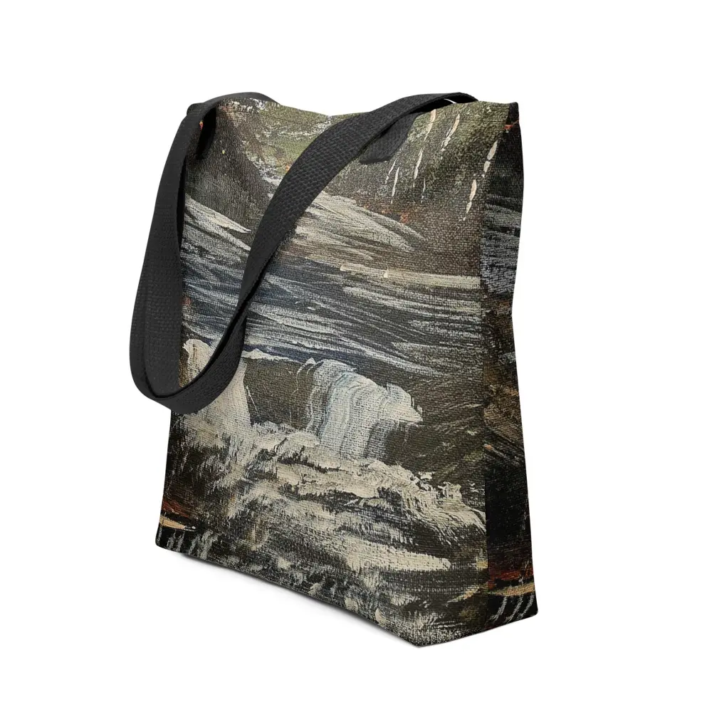Hand Painted Scenic Landscape Tote Bag- Painted by April Leanne~ Bob Ross Inspired