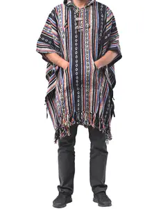 Caravan Closet Baja Hoodie for Men & Women – Classic Mexican Pullover Drug Rug Sweater